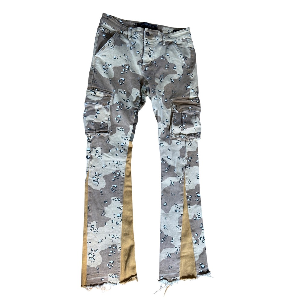 Valabasas Commander stacked flare jeans men's